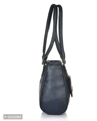 Stylish Women Jennie Faux Leather Handbag Blue Medium-thumb4