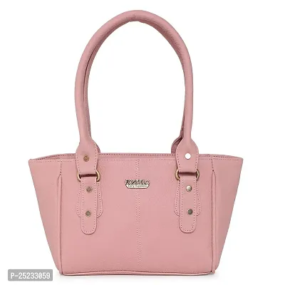 Stylish Women Julia Faux Leather Handbag Light Pink Medium
