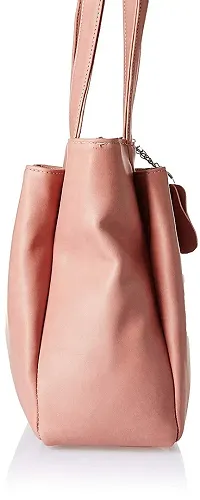 Stylish Women Florence Faux Leather Handbag Light Pink Large-thumb2