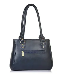 Stylish Women Jennie Faux Leather Handbag Blue Medium-thumb2
