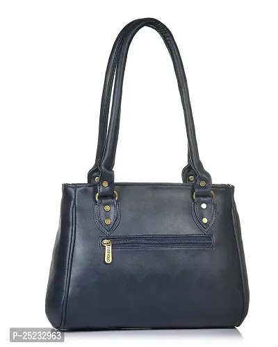 Stylish Women Jennie Faux Leather Handbag Blue Medium-thumb3