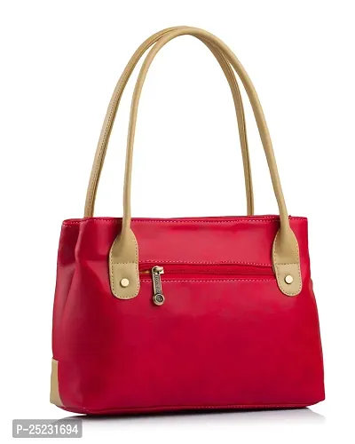 Stylish Women Zara Faux Leather Handbag Red Medium-thumb3