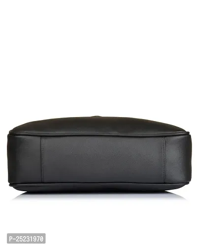 Stylish Women Spring Faux Leather Handbag Black Medium-thumb5