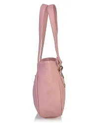 Stylish Women Titanic Faux Leather Handbag Light Pink Medium-thumb3