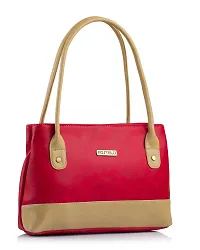 Stylish Women Zara Faux Leather Handbag Red Medium-thumb1