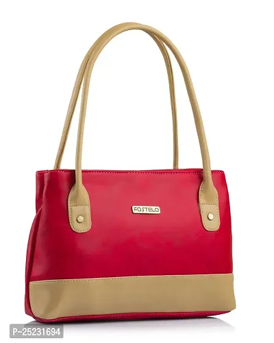 Stylish Women Zara Faux Leather Handbag Red Medium-thumb2