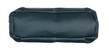 Stylish Women Faux Leather Versaze Hobo Shoulder Bag Blue Large-thumb4