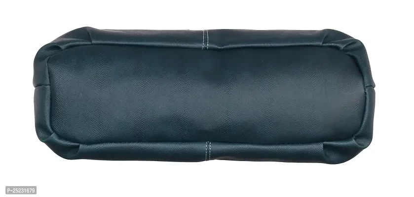 Stylish Women Faux Leather Versaze Hobo Shoulder Bag Blue Large-thumb5