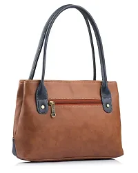 Stylish Women Zara Faux Leather Handbag Tan Medium-thumb2