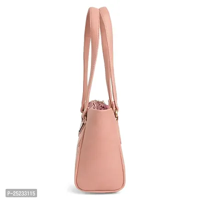 Stylish Women Sana Spacious Faux Leather Handbag Light Pink Medium-thumb4