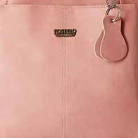 Stylish Women Florence Faux Leather Handbag Light Pink Large-thumb4