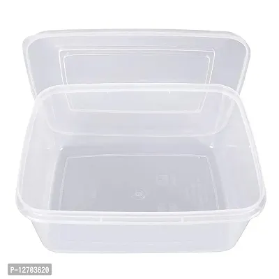 Konquer TimeS Extra Small Multipurpose Plastic Rectangular Stackable Organizer Storage Container Box (650 ML, Pack of 6)-thumb4