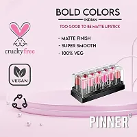 PINNER Matte Mini Long Lasting Pocket Lipstick Set-thumb3