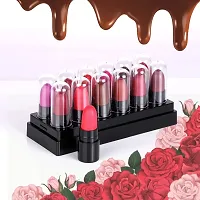 PINNER Mini Pocket Lipstick Combo (Red,Magenta, Mauve, Purple, Peach, Cherry, Nude, Maroon, Brown, Pink, Disco Orange, Chocolate, 17.5 g)-thumb2