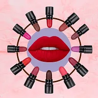USA Popular Mini Matte Travel Combo Lipstick Pack Of 12 Lipstick-thumb1