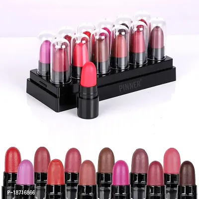 USA Popular Mini Matte Travel Combo Lipstick Pack Of 12 Lipstick-thumb0
