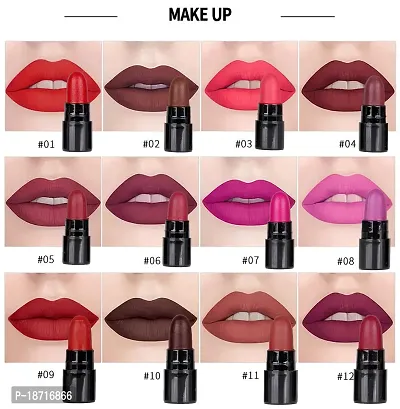 USA Popular Mini Matte Travel Combo Lipstick Pack Of 12 Lipstick-thumb5