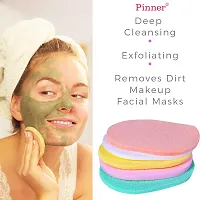 PINNER Facial Sponge Set of 6 Extra Soft Cleaning Facial Sponge-thumb1