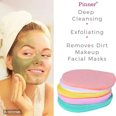 PINNER Facial Sponge Set of 6 Extra Soft Cleaning Facial Sponge-thumb2