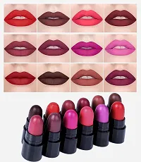 PINNER Mini Pocket Lipstick Combo (Red,Magenta, Mauve, Purple, Peach, Cherry, Nude, Maroon, Brown, Pink, Disco Orange, Chocolate, 17.5 g)-thumb3