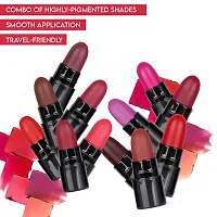 Long Lasting Matte Finish Lipstick, Pack of 12-thumb3