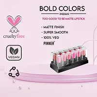 Trendy Multicoloured Matte Lipstick Set Of 12-thumb3