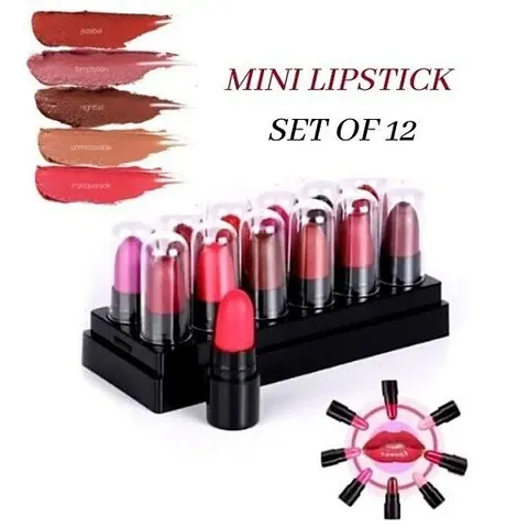 Wiffy ?Look In 12 Multicolor Lovely Shades Lipstick Set?