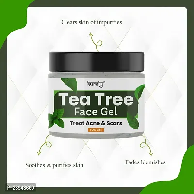 KURAIY TEA TREE Gel Facial Cream Smooth Skin Moisturizing Whitening Day Gel-thumb3