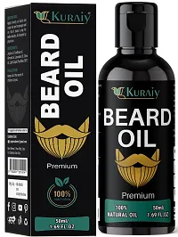 KURAIY Beard Growth Oil Men Anti Hair Loss Grow Moustache Oil Thicker Fuller Gentlemen's Beard Hair Extension Pro 50ml-thumb2