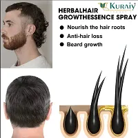 KURAIY Beard Growth Oil Men Anti Hair Loss Grow Moustache Oil Thicker Fuller Gentlemen's Beard Hair Extension Pro 50ml-thumb4