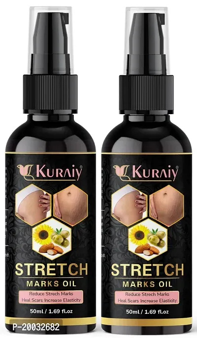 Kuraiy Best present Repair Stretch Marks Removal Cream - Natural Heal Pregnancy Breast, Hip, Legs, Mark Cream pack of 2