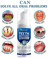 KURAIY Foam Toothpaste Teeth Whitening Mousse Toothpaste Oral Cleaning Whitening Dental Care Fruit Flavor Kids Teeth Care-thumb1