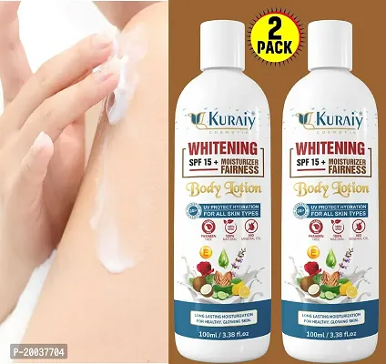 KURAIY Whitening Body Lotion Moisturizing Dark Skin Remove Melanin Brightening Smooth Dry Cracked Nourishing Winter-thumb0