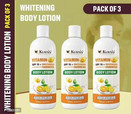 KURAIY Beautiful Moisturizing Lotion for Dry Skin Body Lotion Pack Of 3