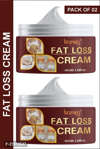 KURAIY Skin Toning Slimming cream 50gm Weight Loss cream pack of 2-thumb0