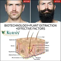 KURAIY Beard Oil 100% Natural Ingredients Growth Oil For Men Beard Grooming Treatment Shiny Smoothing Beard Care-thumb1