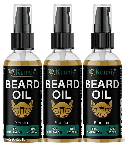 KURAIY Beard Care Serums Beard Oil For Men Curing Beard Itch Stimulate Beard Growth And Shine Long And Short Beard Care-thumb0