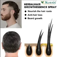 KURAIY Beard Growth Oil 100% Natural Beard Growth Essence Hair Loss Products Beard Care Hair Growth Nourishing Enhancer Beard Care-thumb3