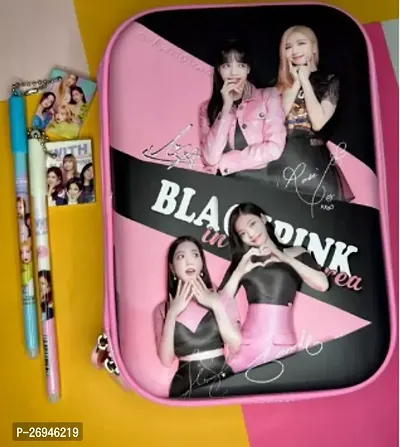 Blackpink Pouch Pencil Box 3D Super Spacious Wonderfully Designed For Blackpink K Pop Fans-thumb0