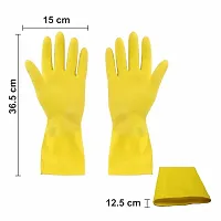 iLife Chemical Resistant Latex Rubber Gloves,Heavy Duty Work Industrial Glove for Lab, Safety  C-thumb2