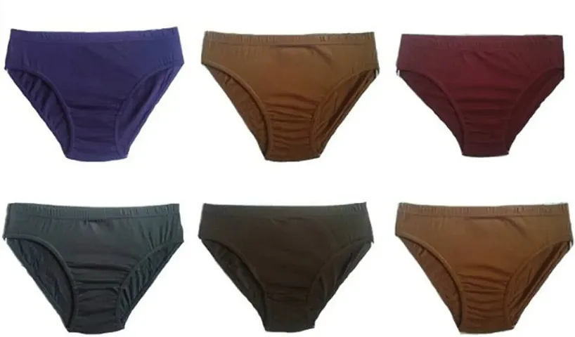 PACK OF 5 - Women's Classic Plain Panties