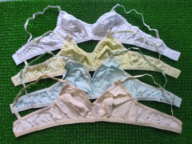 Multicolored Cotton Basic Bra Pack of 4