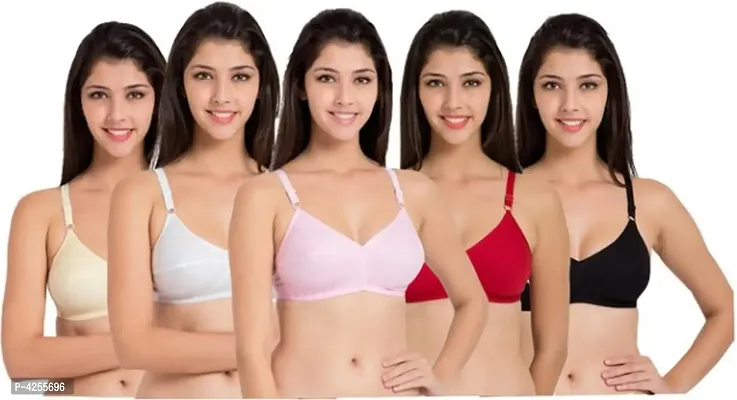 Women Trendy Bra Pack Of 5-thumb0