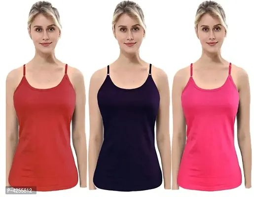 Women Trendy Camisole Pack Of 3-thumb0
