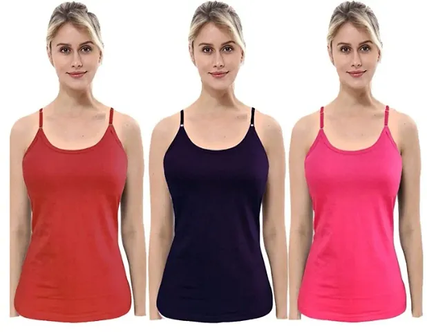 Women's Cotton Camisoles Pack Of 3