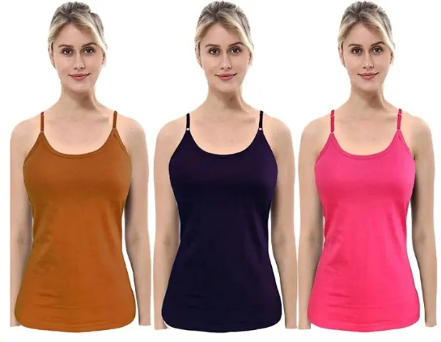 Women's Cotton Camisoles Pack Of 3