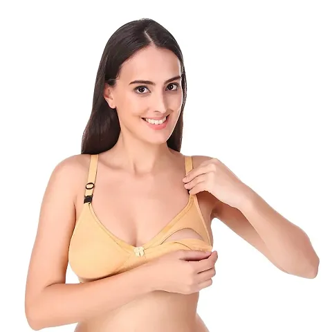 Womens Breastfeeding Maternity Full Cup Hosiery Feeding Bra