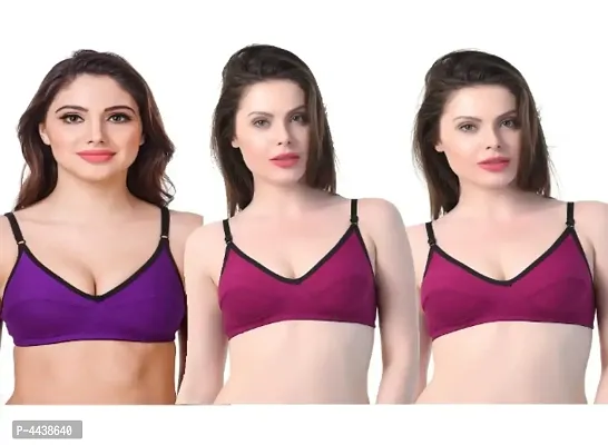 Women Trendy Bra Pack Of 3-thumb0