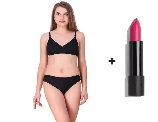 Women's Lingerie Set With Free Lipstick