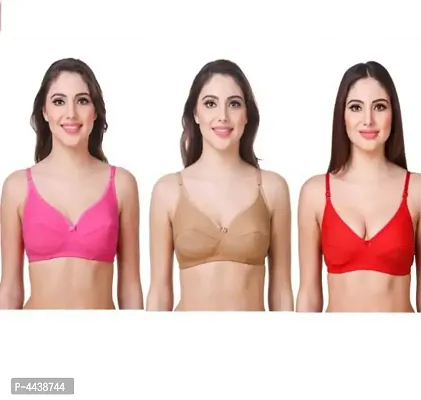 Pack of 3 Non-Padded Bras